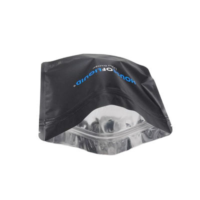Finition mate sac fermeture à glissière en papier d'aluminium sac de poupée pour collations