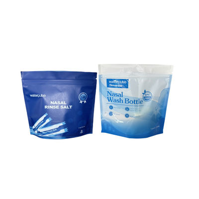 Des sacs Mylar pliables à fermeture à glissière à nouveau fermées avec impression de logo de fermeture thermique de fenêtre gelée