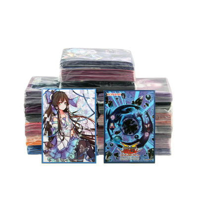 Jeux de cartes à manches douces avec sac à en-tête, manches de cartes Kmc colorées de différentes tailles