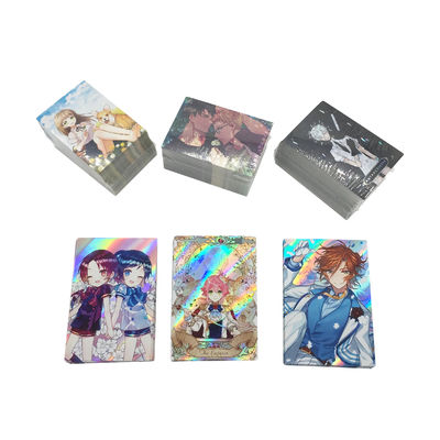 Cartes holographiques personnalisées Cartes de trading brillantes Cartes de jeu Protection de carte tout-round