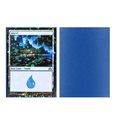 Galaxy Effects Hologram Mtg Taille standard Non Rub Off Retour mat Manches de cartes holographiques