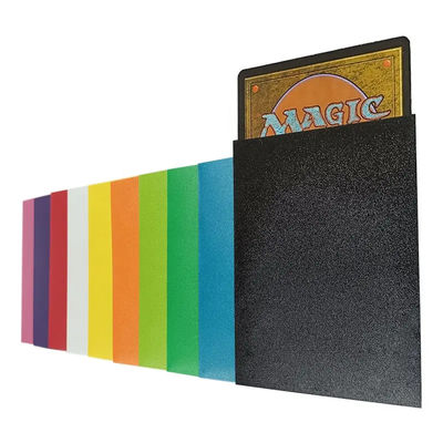 Paquet de 50 nouvelles manches de cartes de trading mates de taille standard MTG de coupe cohérente et texturée