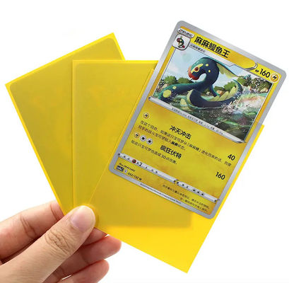 14 couleurs Protecteur de carte de jeu Intérieur mat cristallin clair MTG Manches de cartes de trading standard