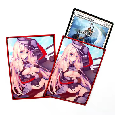 Production personnalisée MTG Processus laser mat pour manchons de cartes