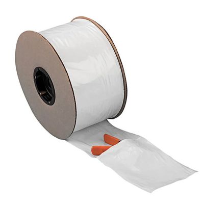 Sacs en polyéthylène PE pré-ouverts sur rouleau personnalisés pour systèmes d'ensachage automatique