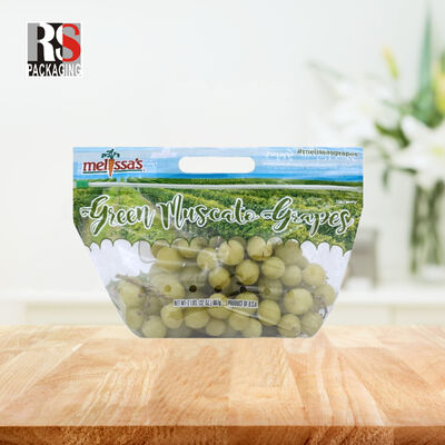 Sacs d'emballage pour légumes frais et fruits de mangue avec options de fermeture à glissière