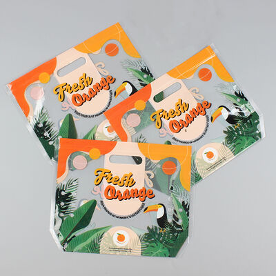 Sacs de légumes en plastique transparent et recouvertable imprimés sur mesure Sacs d'emballage de fruits frais