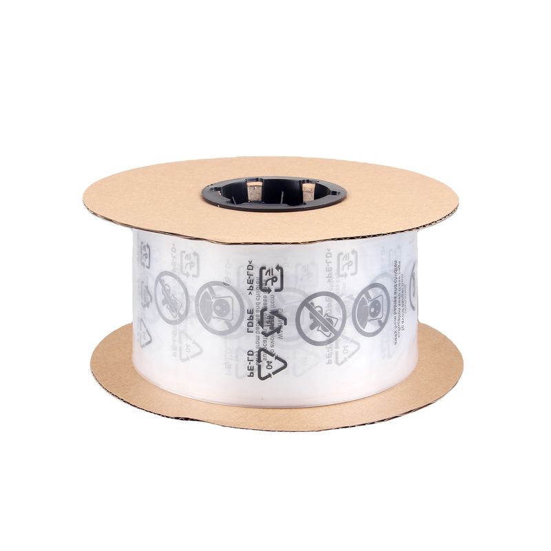 Ventilateur en PE plié, poly-sac automatique pré-ouvert sur rouleau, conception perforée antistatique