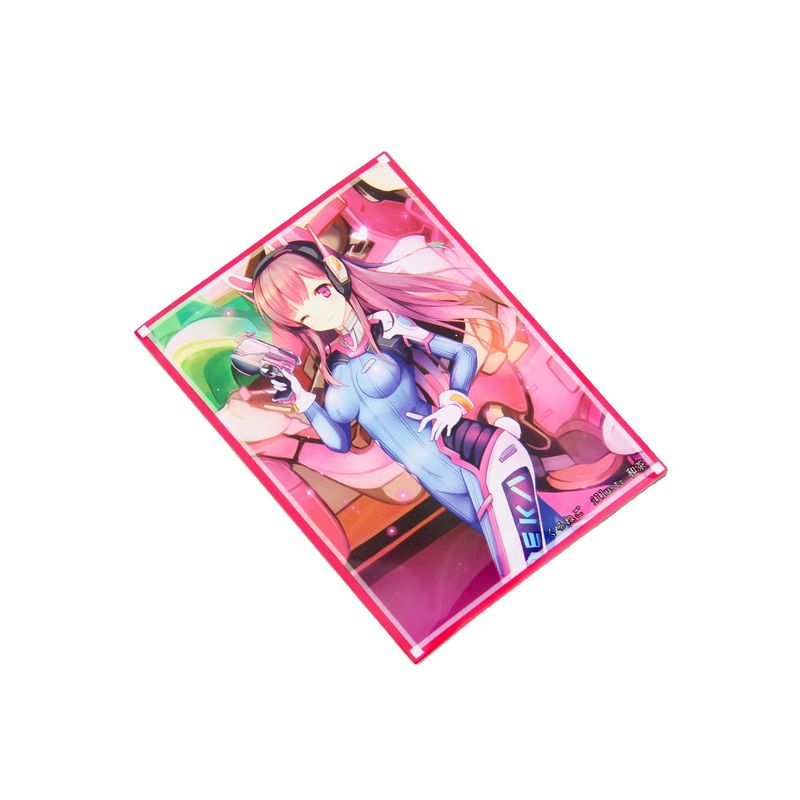 66x91 Manches de cartes de trading imprimées en couleur cadeau PP TCG Protecteurs de cartes dures