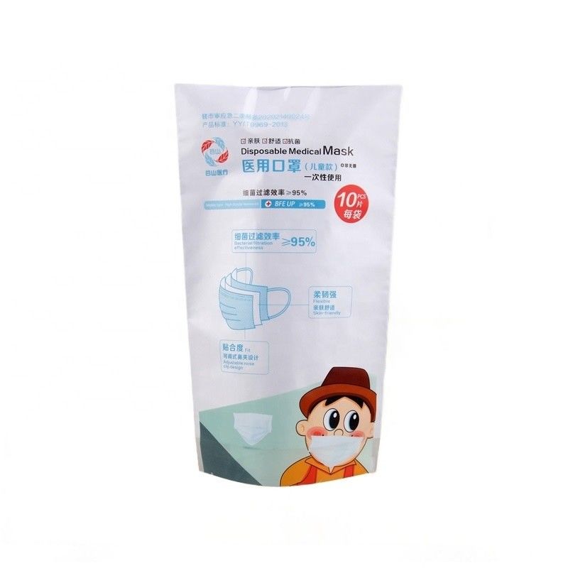 Fermeture à glissière imprimé Poly sac debout sac chaussettes en plastique sac d'emballage étanche à l'humidité