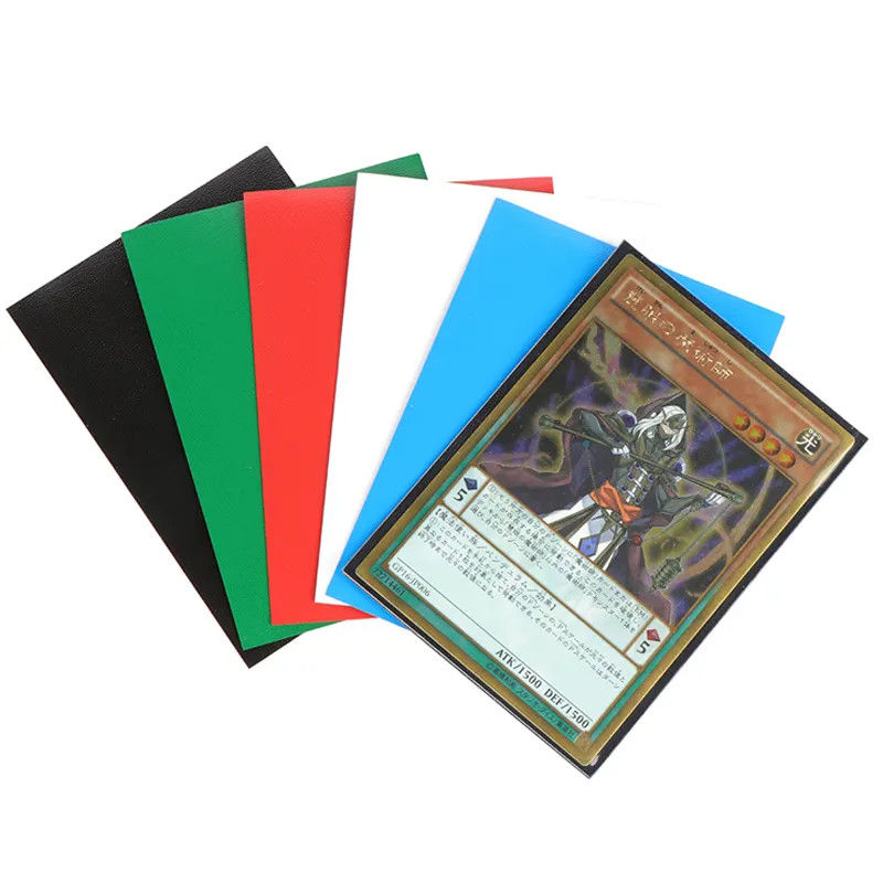 Manches de cartes mates Manches de cartes de jeu en plastique pour MTG Manches de cartes de baseball