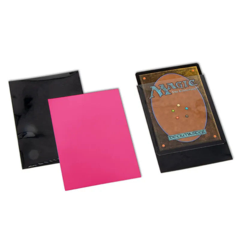 En gros Taille personnalisée Boîte de cartes colorée Protecteur en plastique Manches de jeu