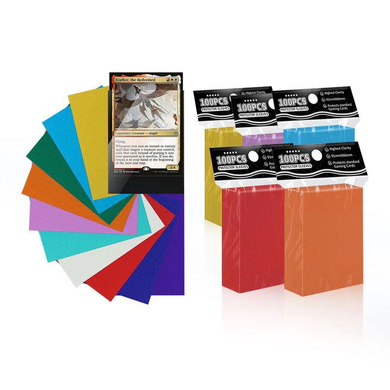 Cartes à échange Matte Deck Protecteur de carte Protecteurs à manches Forme TG Baseball / Sports / Y UG IO Et carte