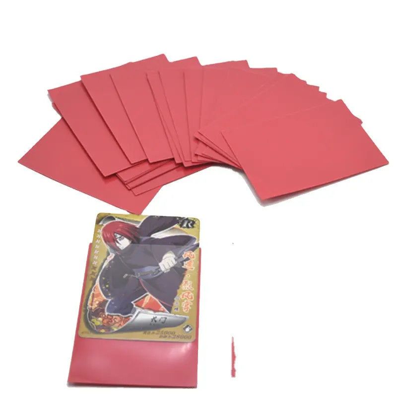 Logo personnalisé ODM Transparent en plastique doux et échangeable Manches de protection de cartes de jeu pour anime Yugioh Mtg Tcg