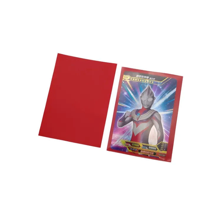 Magie en gros couleur matte Yugioh jeu d'album glacé manchon de carte de trading holographique