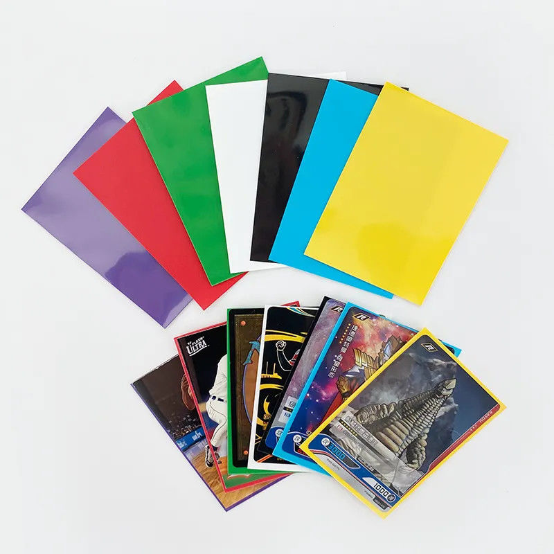 Personnalisé parfait archivalpro Hard Baseball plastique Ygo Mtg Jeu multi couleurs Manches de cartes