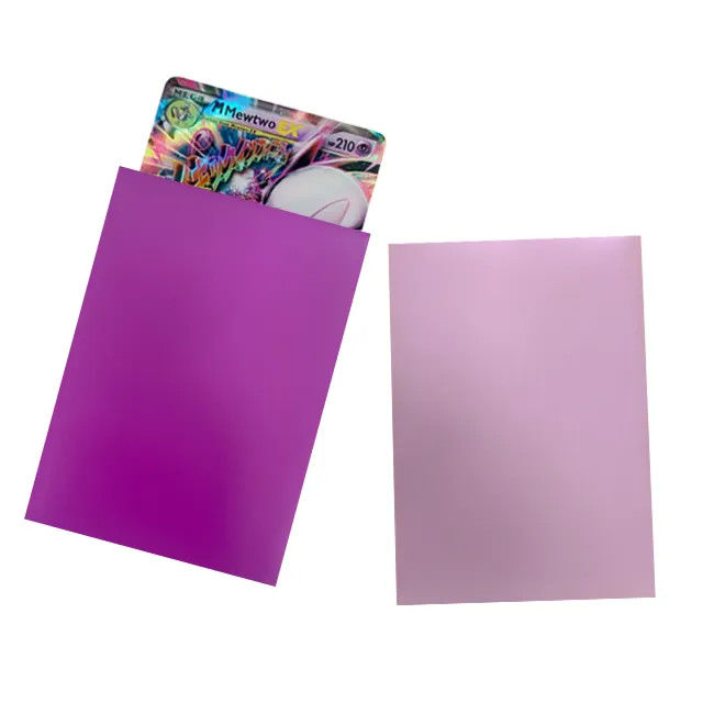 Cartes à manches mates Impression personnalisée Jeu de trading en plastique Sport Yugioh Hologram Carton porteuse Emballage