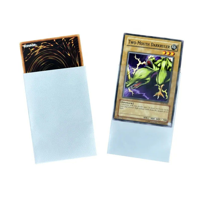 Pure White Premium TCG Carte Manches Dragon Shield Manches de soutien pour les cartes de jeu Protecteur