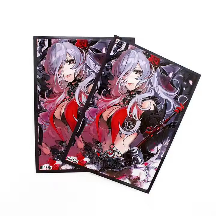 Impression d'art d'anime Yugioh MTG TCG Cartes imprimées sur mesure Cartes de jeu en plastique Manche