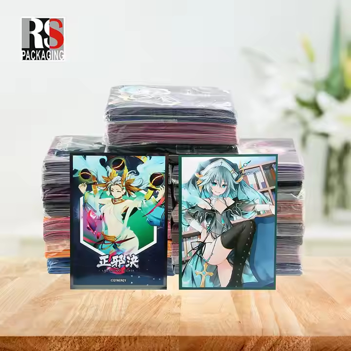 Personnaliser MTG 67x92mm Cartoon Cartes de trading Manches Protecteur 30mm Épaisseur Claire ou personnalisée