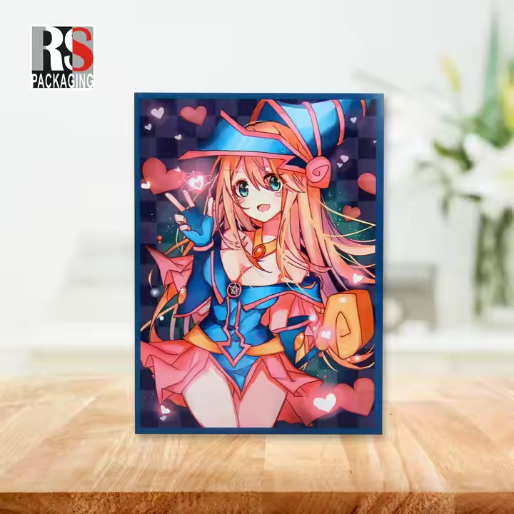 Personnaliser le style de carte de sport Standard 67x92mm MTG Manches de carte avec technologie d'impression de bout et effet mat