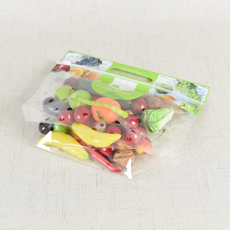 Chine Usine Fournir Accepter Personnalisé Plastique Frais Fruits Emballage Sac Supermarché Raisins Emballage Sac