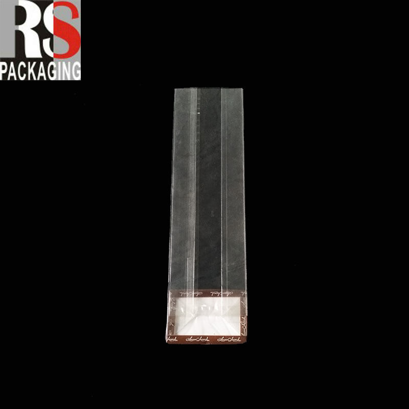 Sacs de bonbons en cellophane de Noël Célos de Noël Goody Bags avec des cravates pour les fêtes de Noël