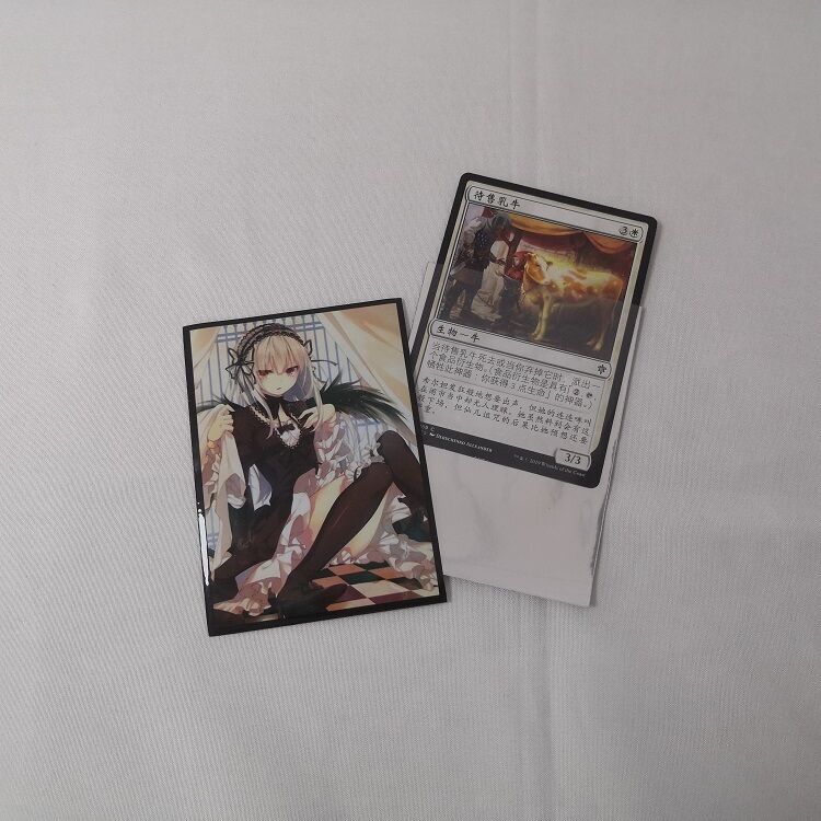Carte d'animation personnalisée personnalisée protégeant les manches Jeu de cartes accessoire personnalisé Art Carte manche